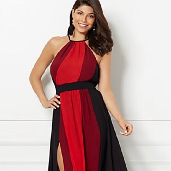 big sale united states latest discount eva mendes for New York & Company Dresses | Long Flowy Red Black ... big sale united states latest discount eva mendes for New York & Company Dresses | Long Flowy Red Black ...